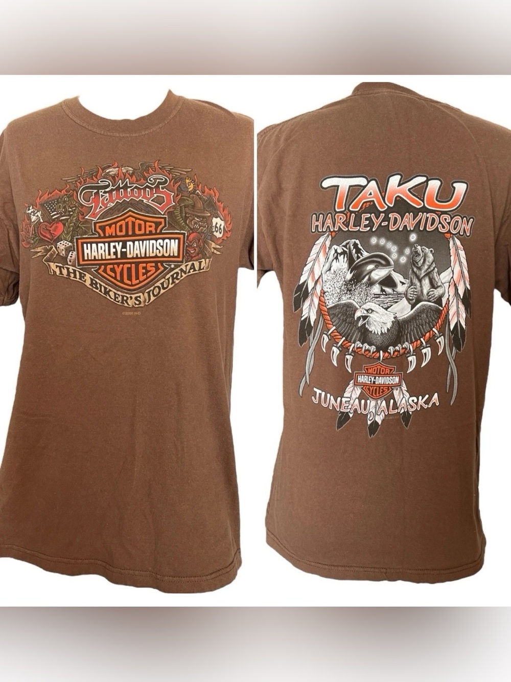 Harley Davidson Biker’s Journal Taku Alaska Tee